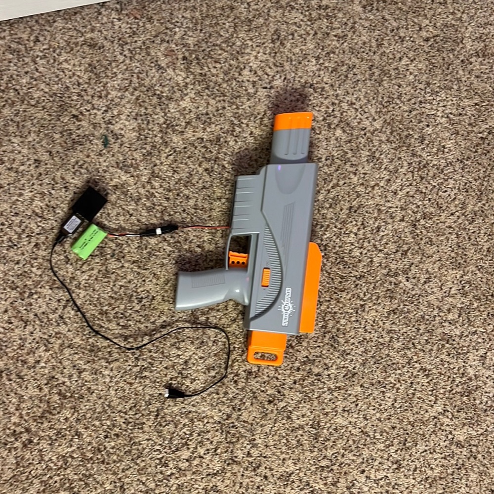 splat ball gun with charger and battery